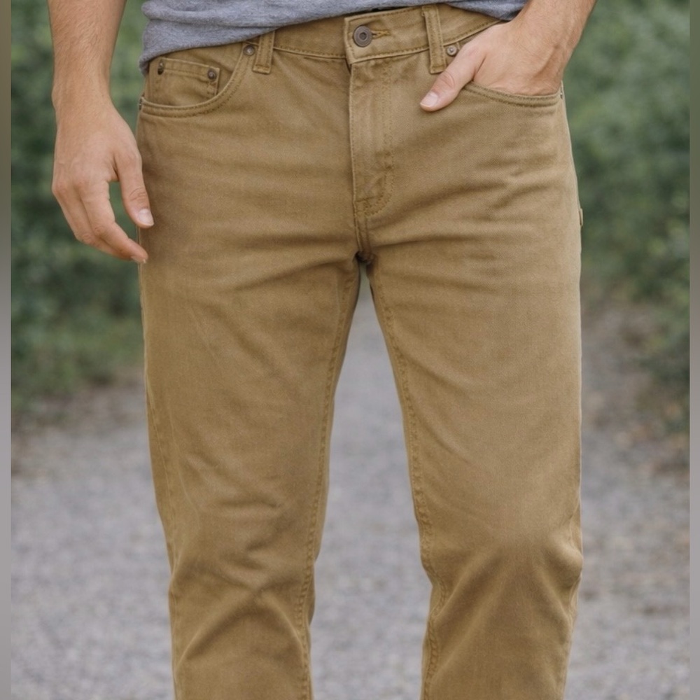 Levi’s 511 Slim Fit Jeans Men’s 28x30 Khaki Stretch Denim Pants